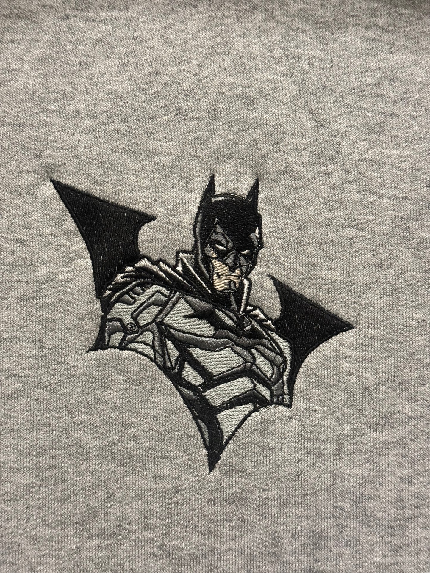 Embroidered Dark Knight Hoodie, Sweatshirt, & Tee