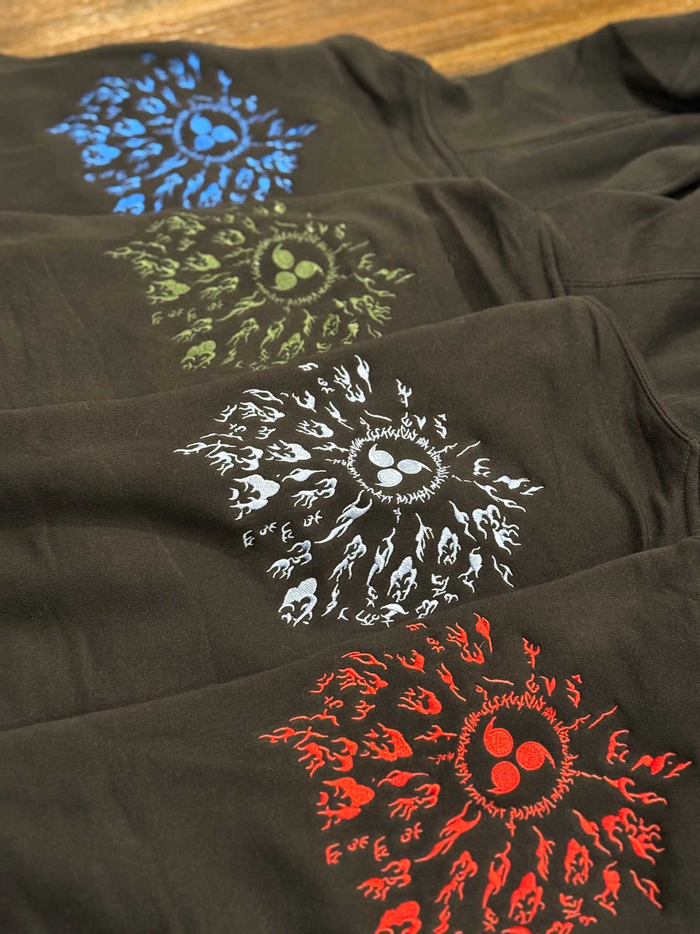 Embroidered Curse Mark Hoodie, Sweatshirt, & Tee