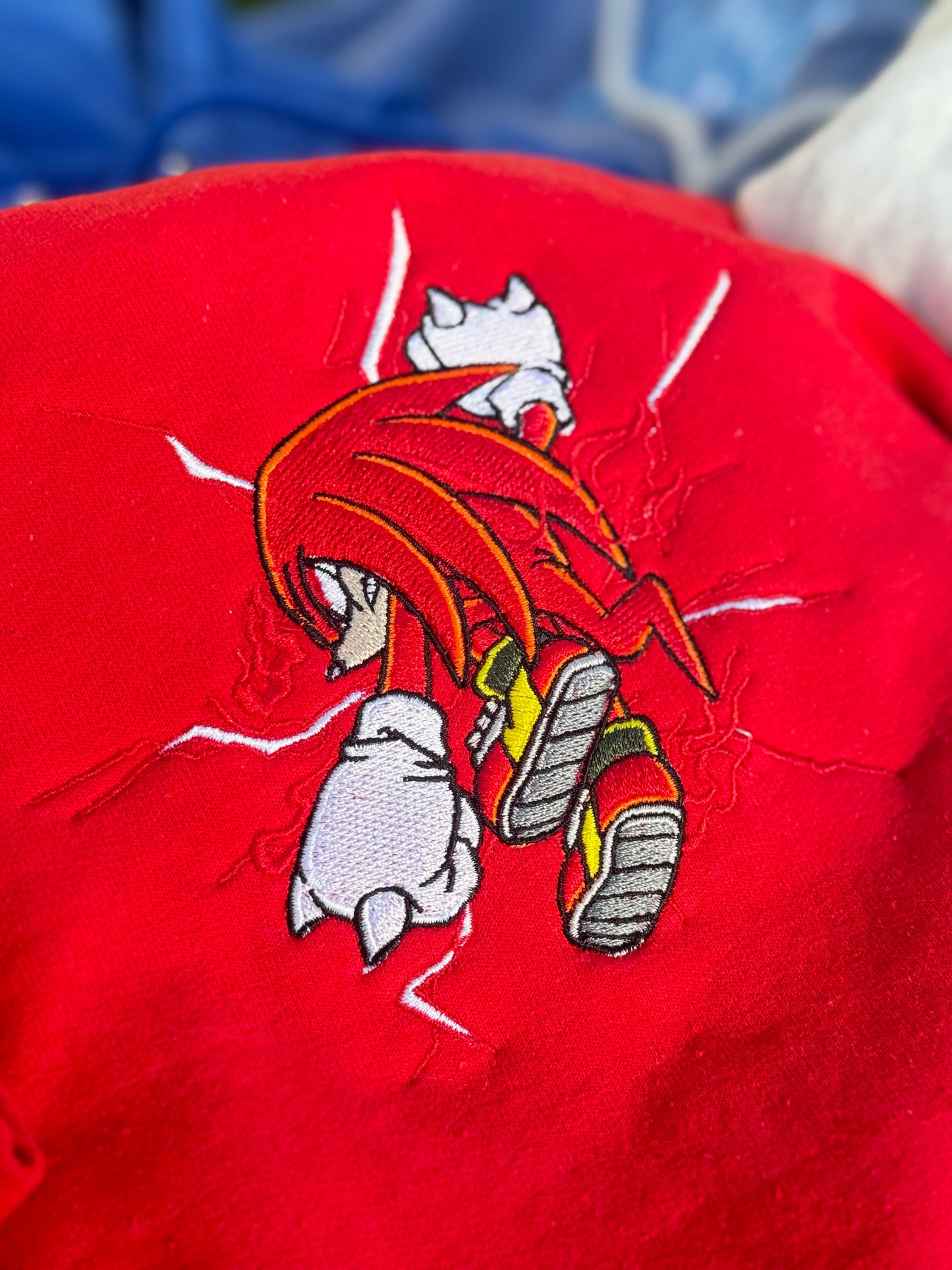 Embroidered Knuckles Hoodie, Sweatshirt, & Tee