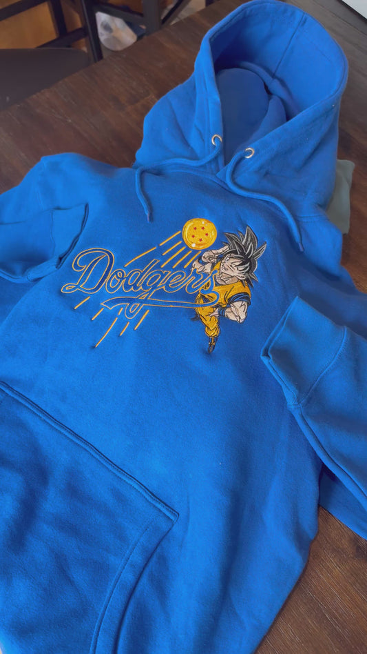 Embroidered Baseball Anime Hoodie & Sweatshirt