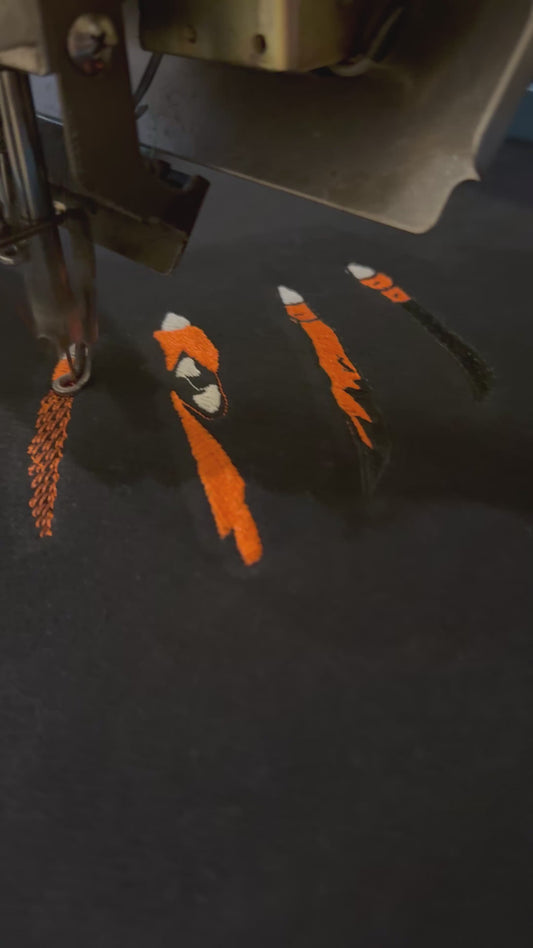 Embroidered Anime Claw Hoodie, Sweatshirt, & Tee